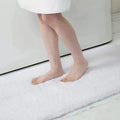 Axyaa Chenille Bathroom Mat Soft Bath Rug Absorbent Non-Slip Washable