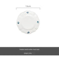Axyaa Swallow Plate Beige Flat Serving Platter - Small and Fresh Style