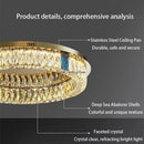 Luxury Gold Crystal Pendant Light by Axyaa for Elegant Home Decor