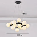 Axyaa LED Pendant Chandeliers for Modern Home Decor Lighting