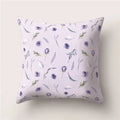 Tropical Cactus Flower Cat Print Pillow Cover 45X45CM for Home Sofa Chair
