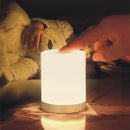 Axyaa LED Dimmable Night Light: Rechargeable Table Lamp for Bedroom Decor