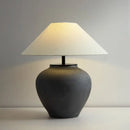 Axyaa Retro Ceramic Desk Lamp Room Decoration LED Lights