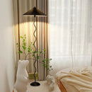 Axyaa Minimalist Fabric Floor Lamp for Home Decor