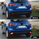 Axyaa LED Rear Bumper Reflectors for Mazda CX5 - Brake Turn Signal Warning Lights