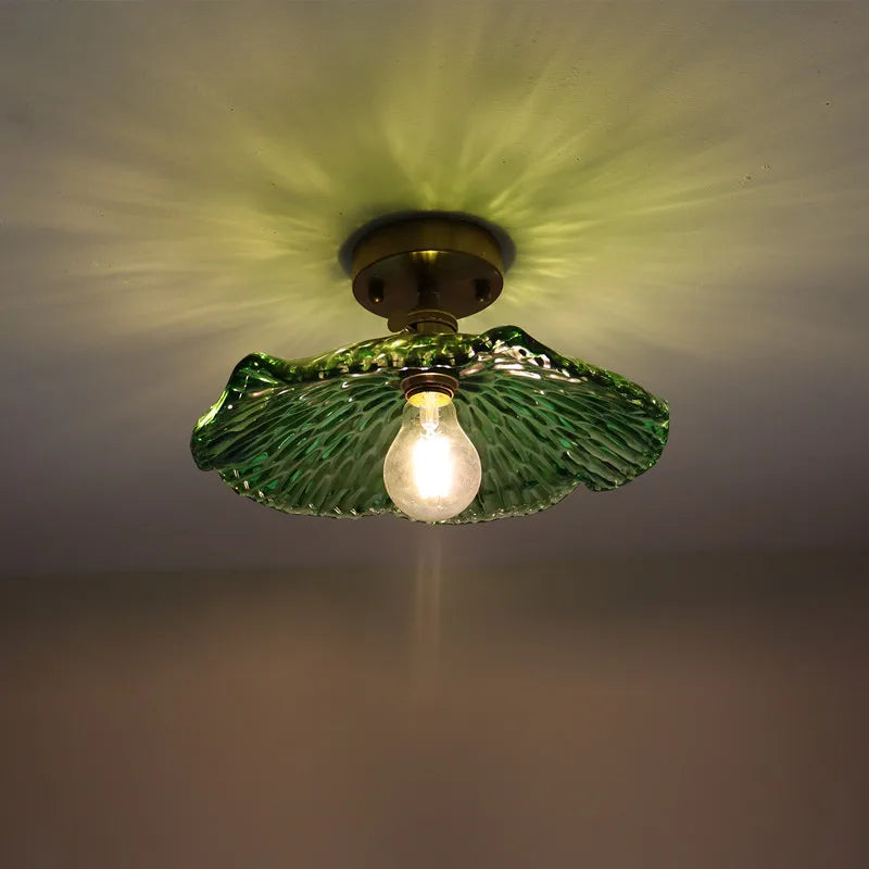 Axyaa Frosted Glass LED Ceiling Lamp for Modern Indoor Lighting