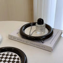 Axyaa Ceramic Plate Jewelry Snack Tray Tableware Set: Nordic Style Breakfast & Dessert Plates