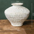 Axyaa Retro Chinese-style Porcelain Flower Vase Set - Earthenware & Kiln-transformed Accessories