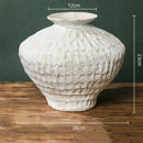 Axyaa Retro Chinese-style Porcelain Flower Vase Set - Earthenware & Kiln-transformed Accessories