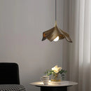 Axyaa Nordic Leaf Resin Pendant Chandelier for Home Dining Study Lighting