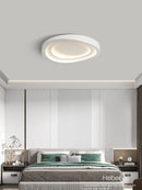 Axyaa Round Master Bedroom LED Ceiling Lamp - Modern Nordic Living Room Lighting