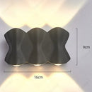 Axyaa LED Waterproof Wall Lamp Indoor/Outdoor Decorative Lighting for Garden, Corridor