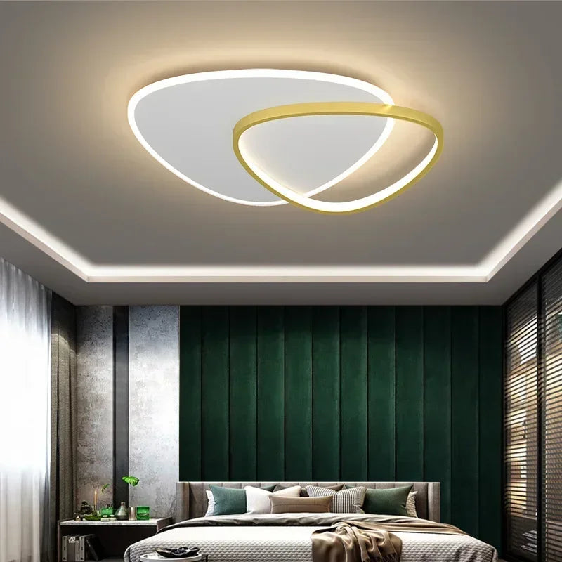 Axya LED Ceiling Lamp: Modern Chandelier Lighting Fixture for Home Decoration