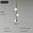 Axyaa Minimalist Magic Bean Pendant for Modern Living Room and Bedroom