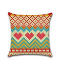 Axyaa Geometric Linen Cushion Cover 45x45cm
