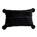Axyaa Solid Color Chenier Throw Pillow Cover Set