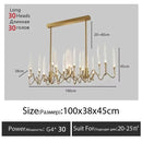 Axyaa LED Crystal Chandelier: Modern Luxury Tree Branch Design for Home Decor
