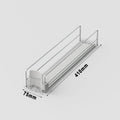 Axyaa Beverage Spring Pusher Organizer for Fridge, Automatic Drink Dispenser Shelf