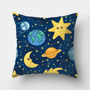 Axyaa Rainbow Nebula Throw Pillow Case for Living Room and Bedroom