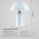 Axyaa Metal Mushroom Desk Lamp - Luxury Modern Nordic Bedroom Headboard Light