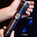 Axyaa SuperBright 1000M Outdoor Flashlight Torch Rechargeable Lithium Battery