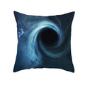 Axyaa Black Hole Polyester Pillowcase - Home Decor Cushion Cover for Sofa, 45X45CM