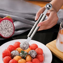 Axyaa Double Head Melon Scoop Stainless Steel Fruit Carving Knife Watermelon Baller