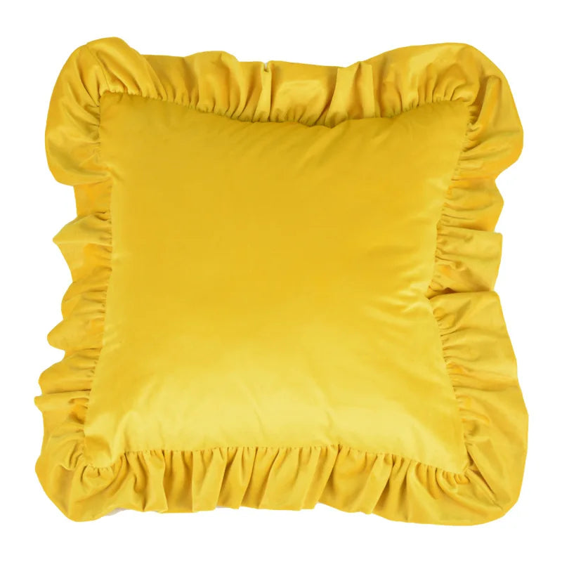 Axyaa Velvet Cushion Covers: Nordic Boho Style Decorative Pillows for Sofa and Bed