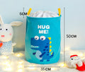 Axyaa Kids Cartoon Animals Laundry Basket - Foldable Toy Organizer & Storage Barrel