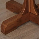Wabi-sabi Solid Wood Fabric Floor Lamp by Axyaa for Home Decoration