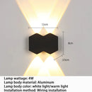 Axyaa Nordic Aluminum LED Wall Lamp IP55 Waterproof Outdoor Lighting