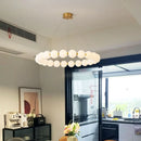 Axyaa Pearl Necklace LED Pendant Lights for Dining Living Room