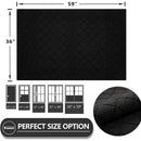 Axyaa Indoor Outdoor Doormat 36x59 Absorbent Non Slip Rubber Backing Resist Dirt Mats