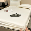 Axyaa Washed Silk Fitted Sheet Set - High-Quality Silky Bed Sheet