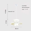 Axyaa UFO Gradient Pendant Light Fixture Mid Century Modern Chandelier