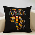 Axyaa Geometric Africa Pattern Sofa Pillow Cover Linen Cushion Case African Decor
