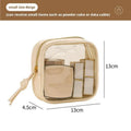 Axyaa Travel Toiletry Storage Bag: Portable PVC Organizer for Cosmetics, Toiletries & Makeup