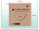 Axyaa Wood Pulp Coffee Filter Cone Set