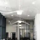 Axyaa Vintage Black Rattan LED Pendant Lamp - Home Ceiling Chandelier