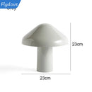 Axyaa Mushroom Desk Lamp: Nordic Modern Design, Rechargeable LED, Portable Cordless Bedside Light