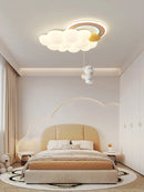 Axyaa Rainbow Cloud Ceiling Lamp for Kids' Room Decor and Eye Protection