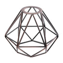 Axya Industrial Geometric Metal Wire Frame Ceiling Pendant Lampshade