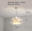 Axyaa White Butterfly Chandelier, LED Dimming Pendant Light for Dreamy Living Spaces