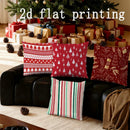 Christmas Patterns Printed Pillow Covers by Axyaa for Sofa Bedroom Car