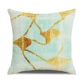 Axyaa Gold Elk Modern Pillowcase Cover for Customizable Bedside Decor
