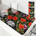 Axyaa Absorbent Anti-slip Coffee Dish Mat | Quick Dry Draining Pad for Kitchen/Bathroom