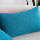 Axyaa Modern Breathable Plain Sofa Cushion Cover Soft Pillowcase Home Decor