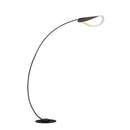 Axyaa Nordic LED Arc Corner Floor Lamp Remote Dimming Stand Light