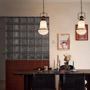 Axyaa Glass LED Pendant Light - Modern Nordic Minimalist Design - Small Size E14 Bulb