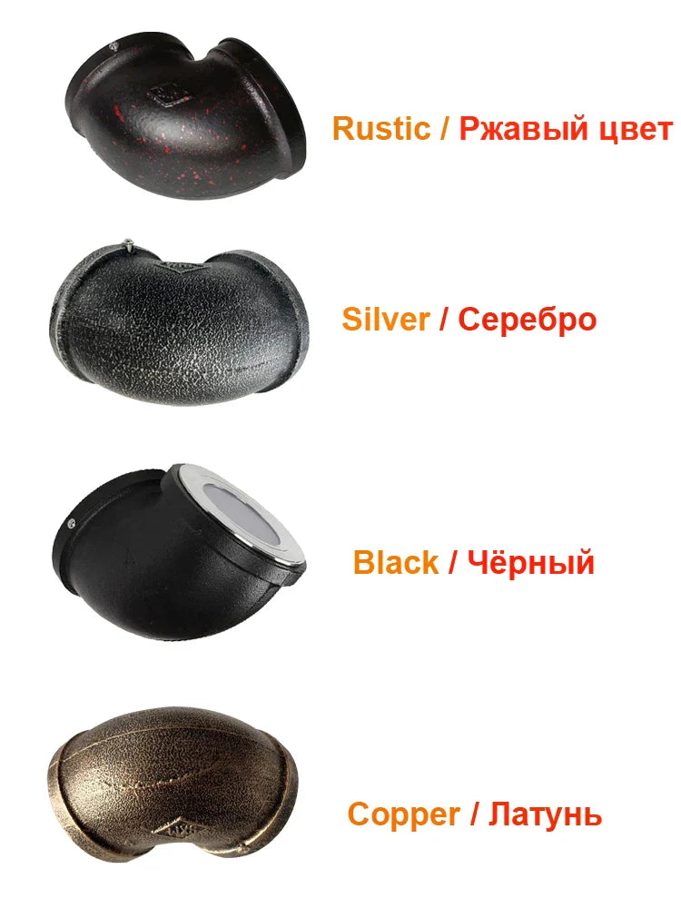 Axyaa Loft Retro Iron Wall Sconce Mirror Lights for Living Room, Bar, Club, Restaurant